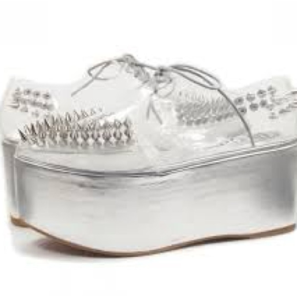 ISO - Clear/See-Through Platform Creepers with Spikes